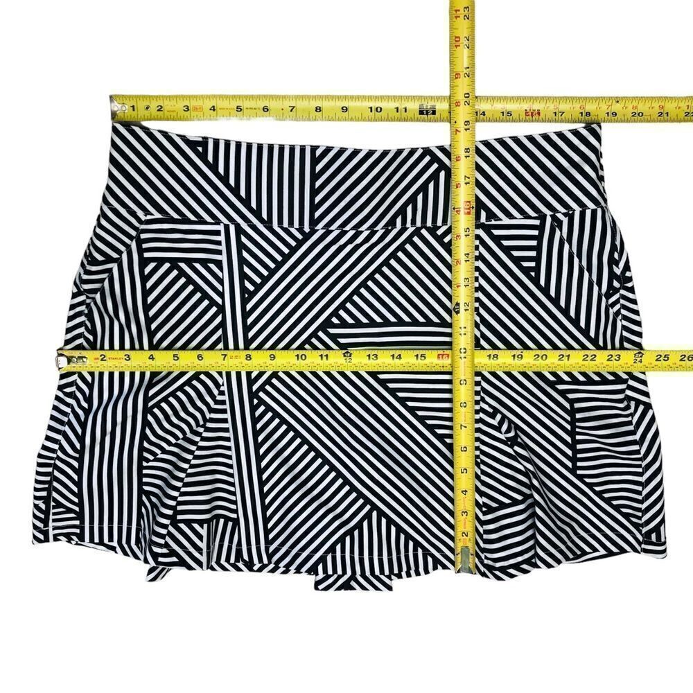 GGblue Luxe Skirt Skort Tennis Golf Geometric Print Bottom Flare Sz 16 NWOT - Picture 8 of 12